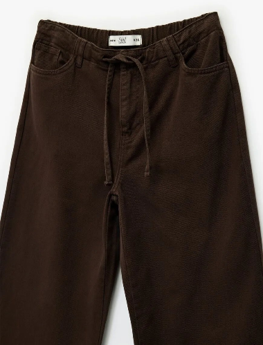 Resim Koton Kadın Kanvas Pantolon 6WAL40046MW