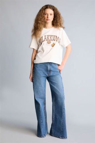 Resim Defacto Kadın T-shirt H0262AX/WT32