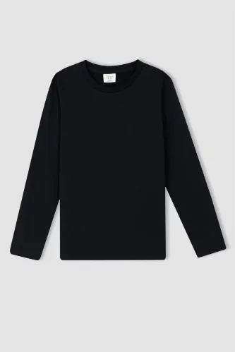 Resim Defacto Uzun Kol Erkek Çocuk Sweat K1686A6/BK81