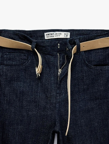 Resim Koton Kadın Jean Pantolon 6SAL40091MD