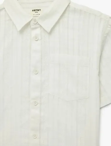 Resim Koton Erkek Çocuk T-shirt 6SKB60089TW