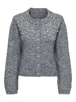 Resim Only Onlmıggıe Ls O-Neck Pearl Cardı Knt Noos Kadın Kazak 15375519