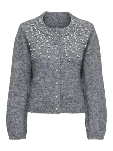Resim Only Onlmıggıe Ls O-Neck Pearl Cardı Knt Noos Kadın Kazak 15375519