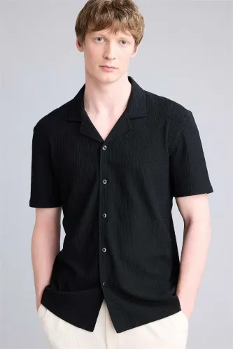 Resim Defacto Erkek T-shirt C4125AX/BK81