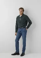 Resim Mavi Marcus Erkek Jean Pantolon M00351A4072
