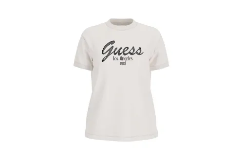 Resim Guess Athleisure  Kadın  T-shirt V6GI16K2983-G056 Andrea Cn Ss T-Shırt