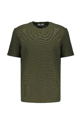 Resim Süvari Waffle Sıfır Yaka Erkek T-shirt Sts1014000001