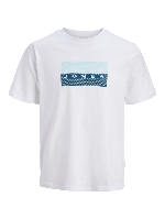 Resim Jack & Jones Jcofusıon Dots Prınt Tee Ss Crew Sn Erkek T-Shirt 12289863