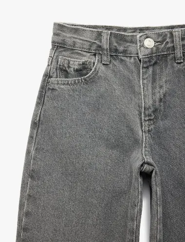 Resim Koton Kız Çocuk Jean Pantolon 7WKG40007AD