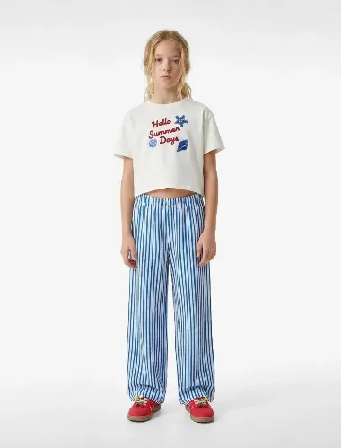 Resim Koton Kız Çocuk T-shirt 6SKG10438AK