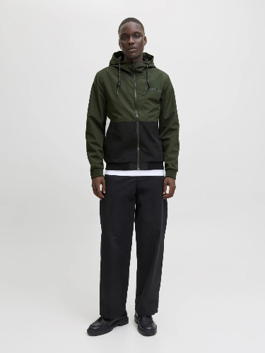 Resim Jack & Jones Jjerush Hood Bomber Noos Erkek Mont 12200208