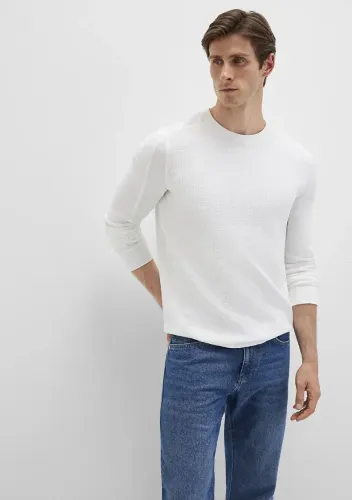 Resim Mavi Erkek T-Shirt M0610106-70054