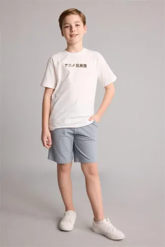 Resim Defacto Erkek Çocuk T-shirt H8065A8/ER105