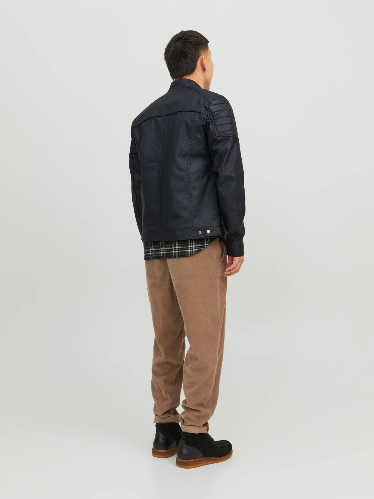 Resim Jack & Jones Jjerocky Jacket Noos Erkek Deri Mont Ve Ceket 12147218