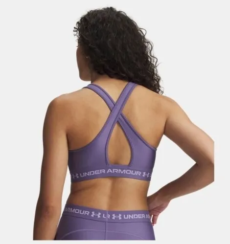 Resim Under Armour Crossback Mid Bra Kadın Spor Sütyen 1361034-520