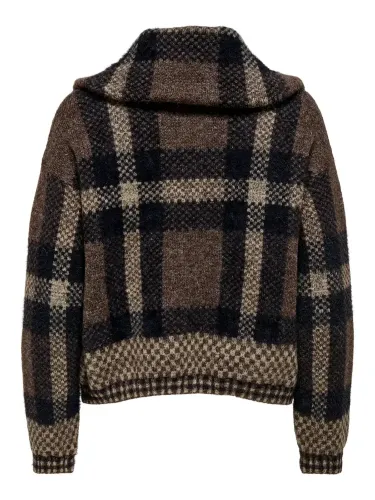 Resim Only Onlmaroon Ls Zıp Collar Cardıgan Knt Kadın Kazak 15358211