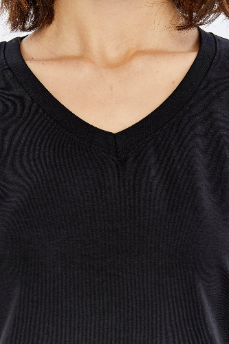 Resim Viole&More Kadın T-Shirt Yk18 V Yaka