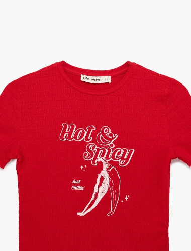 Resim Koton Kadın T-shirt 6SAL10124IK