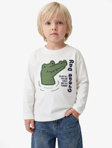Resim Koton Erkek Bebek Sweat 7WMB10104TK