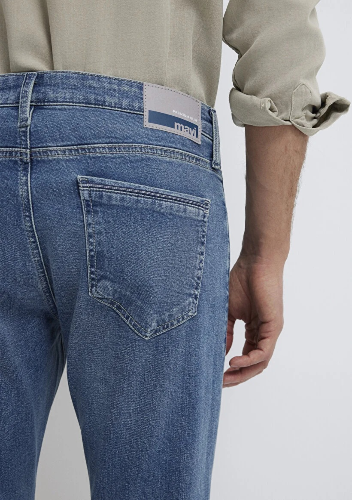 Resim Mavi Jake Erkek Jean Pantolon M00422A1728