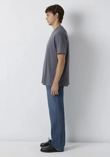 Resim Mavi Erkek T-shirt M0613570-85540