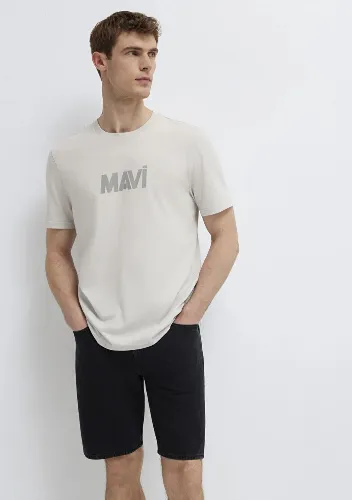 Resim Mavi Erkek T-shirt M0612896-70080