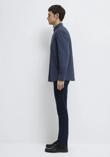 Resim Mavi Erkek Uzun Kol Gömlek M0211554-87822