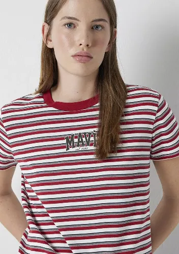 Resim Mavi Kadın T-shirt M1614397-91112