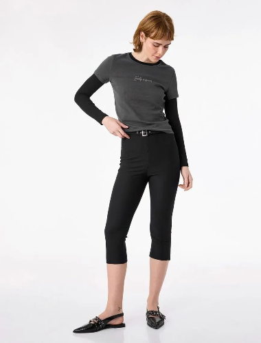 Resim Koton Kadın T-shirt 6SAL10549IK