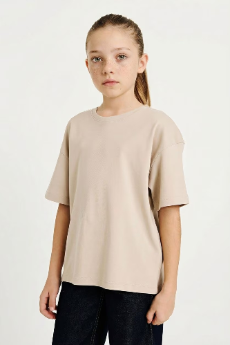 Resim Defacto Kız Çocuk T-shirt G0882A8/BG187