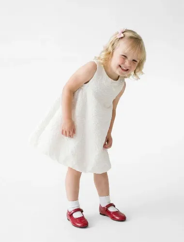 Resim Koton Kız Bebek Elbise 6SMG80050AW