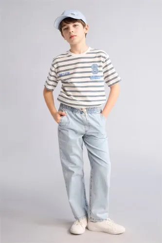 Resim Defacto Erkek Çocuk T-shirt H4718A8/GN141