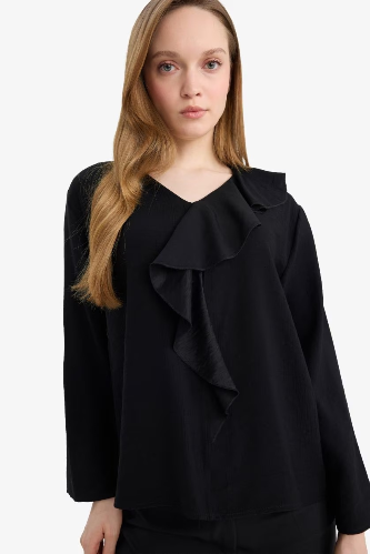 Resim Defacto Kadın Bluz G9142AX/BK81