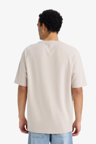 Resim Defacto Erkek T-shirt F9685AX/BG766