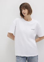 Resim Mavi Kısa Kol Kadın T-Shirt M1611309-620