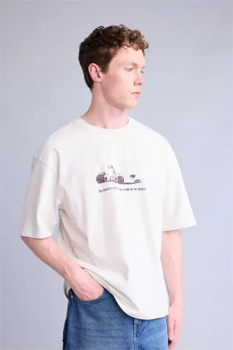 Resim Defacto Erkek T-shirt H6736AX/ER22