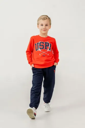 Resim U.S. Polo Assn Kids Erkek Çocuk Sweat Takım US2618-4
