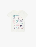 Resim Koton Kız Çocuk T-shirt 6SKG10040AK