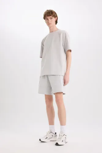 Resim Defacto Erkek Penye Şort B8674AX/GR184