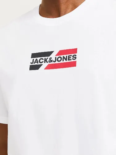 Resim Jack & Jones Jjcorp Graphıc Tee  Ss O-Neck Ln Erkek T-Shirt 12268415