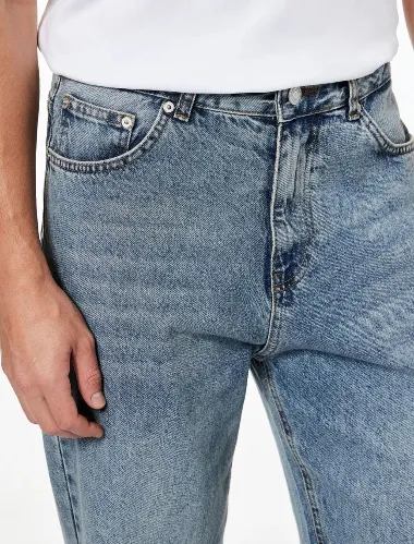 Resim Koton Erkek Jean Pantolon 7WAM40070ND