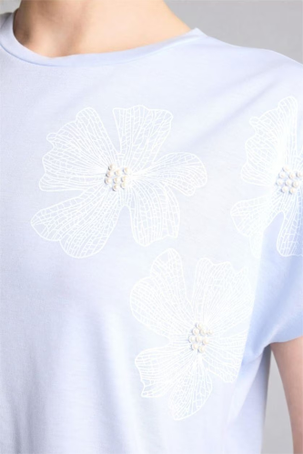 Resim Defacto Kadın T-shirt G9683AX/BE250