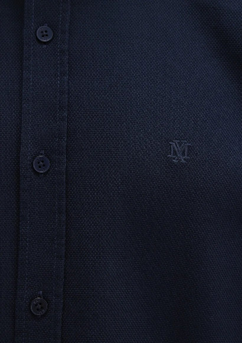 Resim Mavi Uzun Kol Erkek Gömlek M0211656-80872