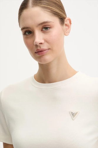 Resim Guess Athleisure  Kadın  T-shirt V6RI17KD741-G1O6 Sonıa Cn Ss T-Shırt