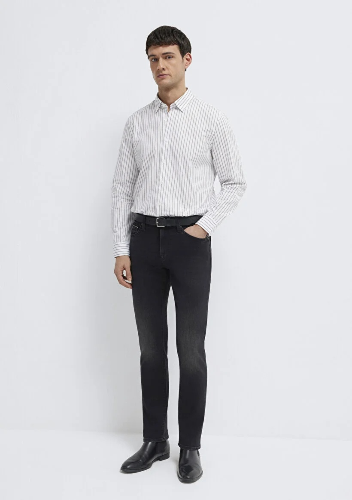 Resim Mavi Erkek Uzun Kol Gömlek M0211864-91411