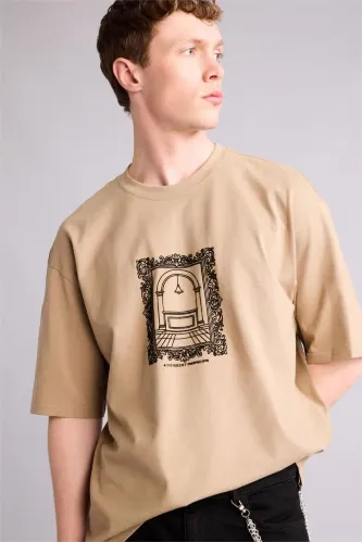 Resim Defacto Erkek T-shirt G5578AX/BG716