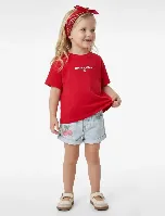 Resim Koton Kız Bebek T-shirt 6SMG10172AK