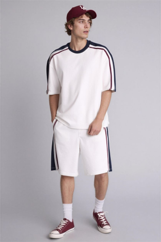 Resim Defacto Erkek  Kot&Kanvas Şort G4186AX/ER105