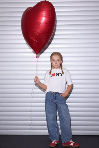 Resim Defacto Kız Çocuk T-shirt H0147A8/ER105