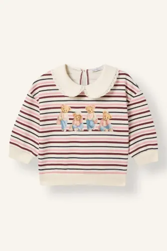 Resim Defacto Kız Bebek Sweat I7726A5/ER98